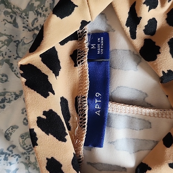 NWOT Apt. 9 Cheetah print dress - Picture 3 of 6